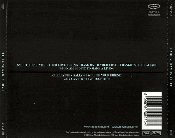 Sade - Diamond Life (CD Tweedehands)