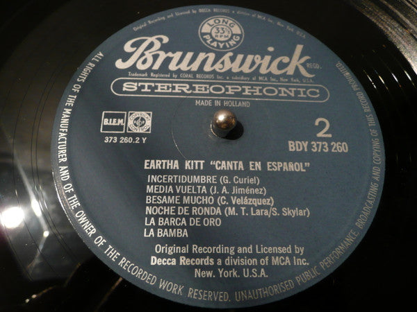 Eartha Kitt - Canta En Espagnol (LP Tweedehands) - Discords.nl