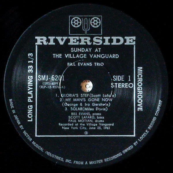 Bill Evans Trio, The Featuring Scott LaFaro - Sunday At The Village Vanguard (LP Tweedehands) - Discords.nl