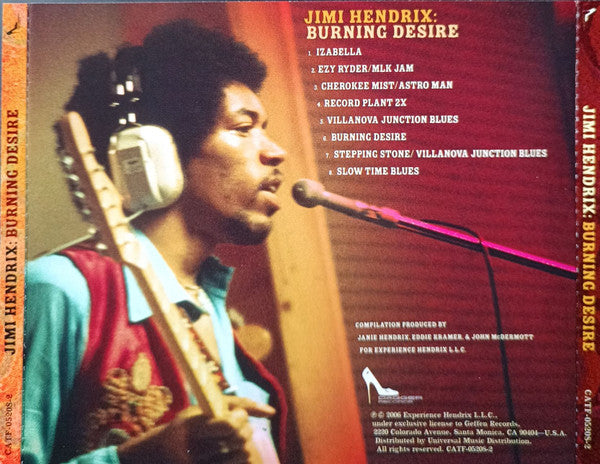 Jimi Hendrix - Burning Desire (CD Tweedehands)