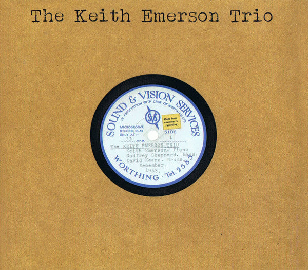 Keith Emerson Trio, The - The Keith Emerson Trio (CD)