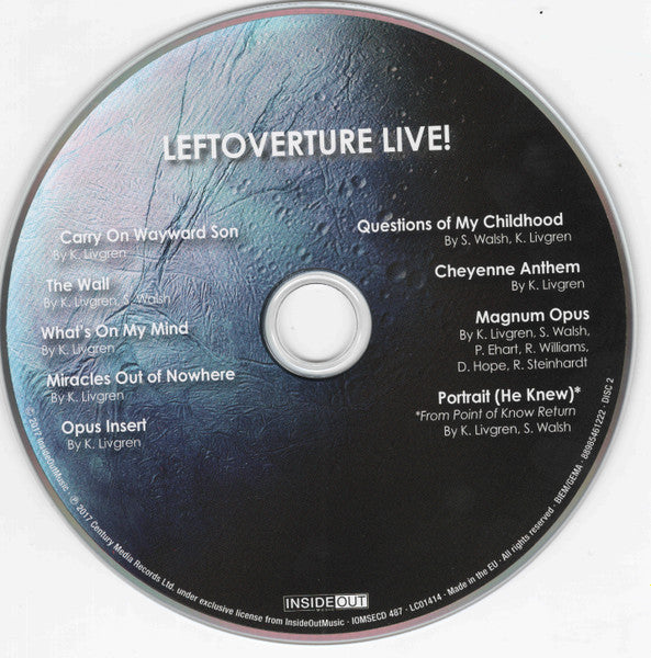 Kansas (2) - Leftoverture Live & Beyond (CD)