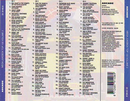 Various - Mega Jukebox Top 100 Volume 2 (CD)