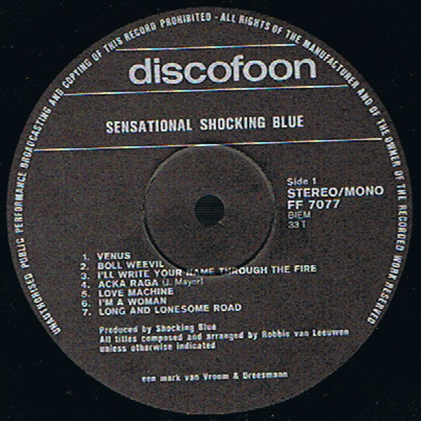 Shocking Blue - Sensational Shocking Blue (LP Tweedehands)