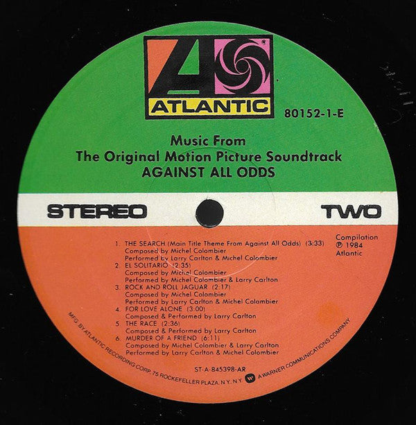 Various - Against All Odds (Music From The Original Motion Picture Soundtrack) (LP Tweedehands) - Discords.nl