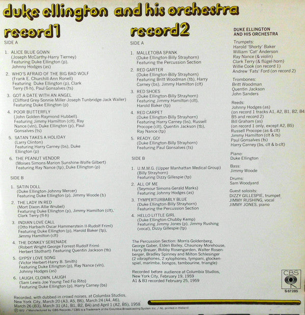 Duke Ellington And His Orchestra - Ellington Jazz Party (LP Tweedehands)