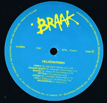 Braak - Heldenkermis (LP Tweedehands)