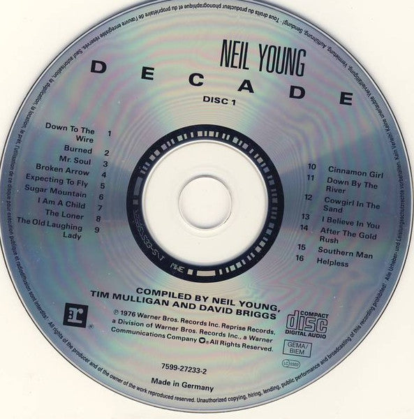 Neil Young - Decade (CD)