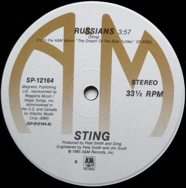 Sting - Russians (12" Tweedehands)