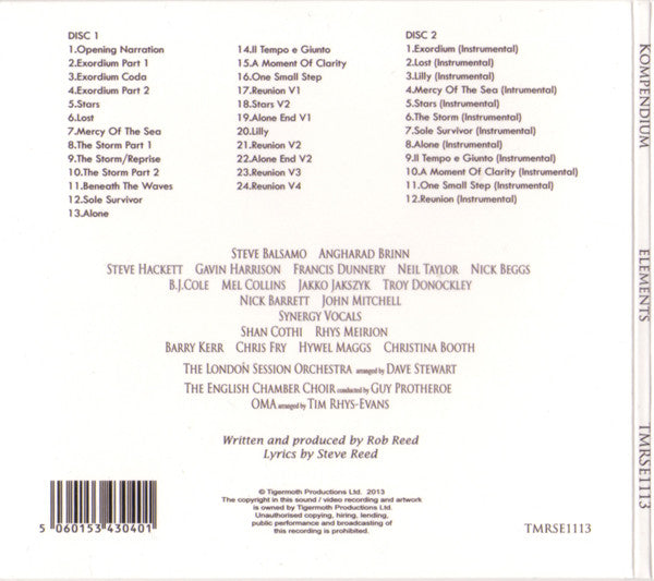 Kompendium - Beneath The Waves Elements (CD)