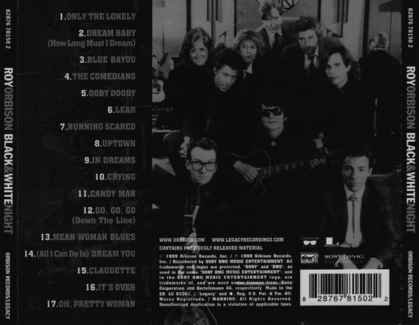 Roy Orbison - Black & White Night (CD)