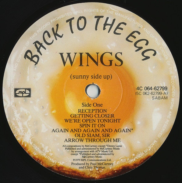 Wings - Back To The Egg (LP Tweedehands) - Discords.nl