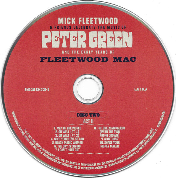 Mick Fleetwood & Friends - Celebrate The Music Of Peter Green And The Early Years Of Fleetwood Mac (CD)