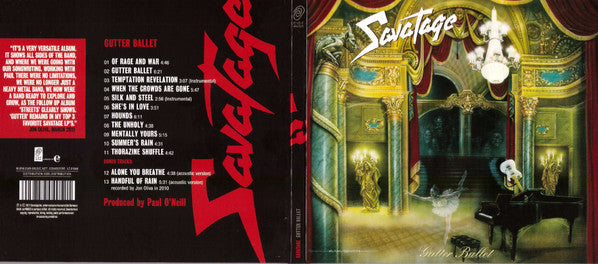 Savatage - Gutter Ballet (CD)