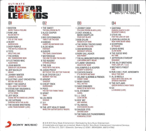 Various - Ultimate Guitar Legends (CD)