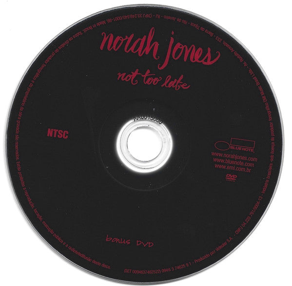 Norah Jones - Not Too Late (CD Tweedehands)