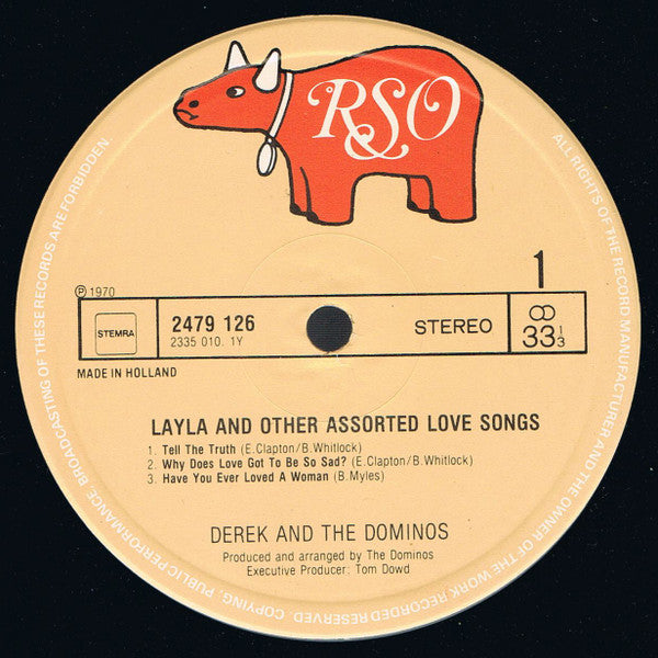 Derek & The Dominos - Layla And Other Assorted Love Songs (LP Tweedehands)