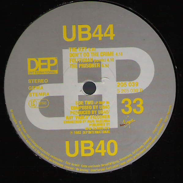 UB40 - UB44 (LP Tweedehands)