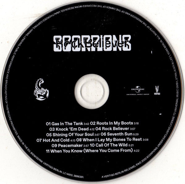 Scorpions - Rock Believer (CD)