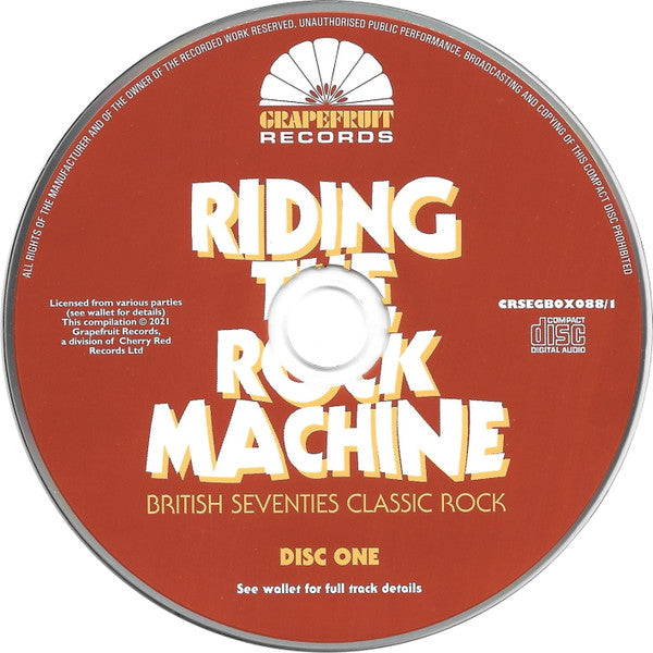 Various - Riding The Rock Machine (British Seventies Classic Rock) (CD)