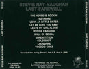 Stevie Ray Vaughan - Last Farewell (CD Tweedehands)