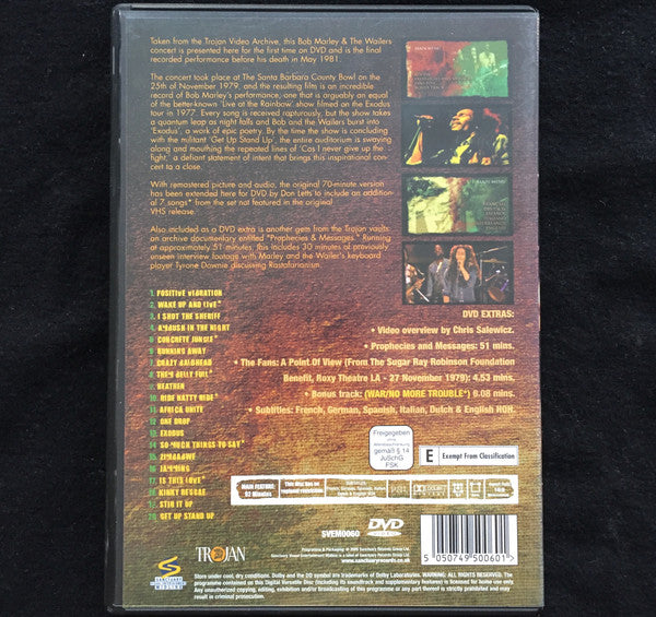 Bob Marley - The Legend Live (DVD Tweedehands)