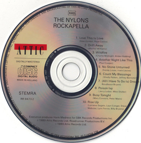 Nylons, The - Rockapella (CD Tweedehands)