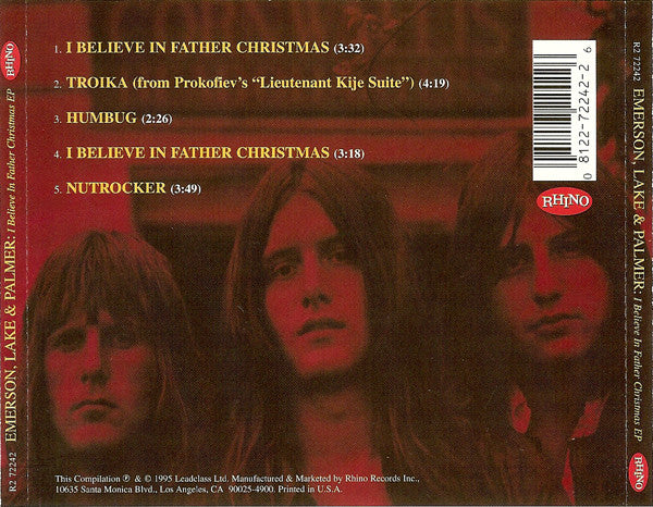 Emerson, Lake & Palmer - I Believe In Father Christmas (CD)