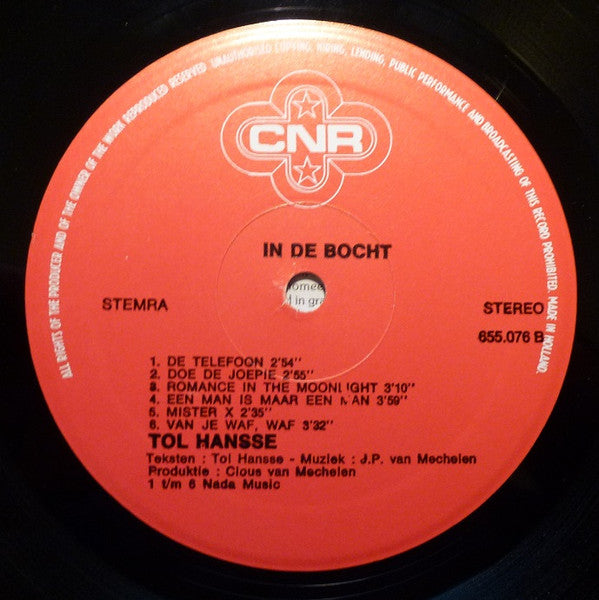 Tol Hansse - In De Bocht (LP Tweedehands)