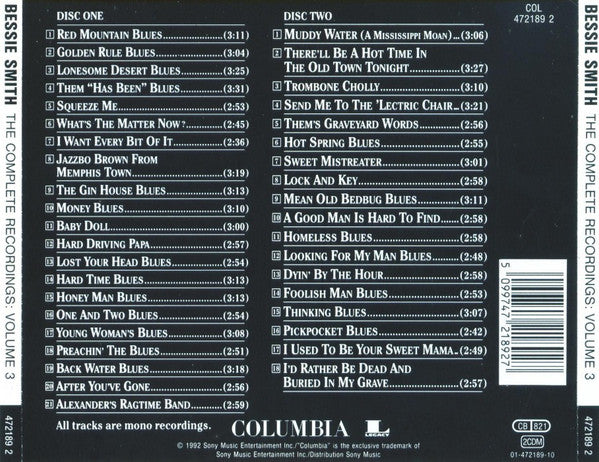 Bessie Smith - The Complete Recordings Vol. 3 (CD Tweedehands) - Discords.nl