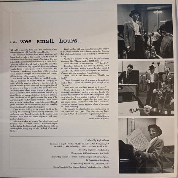 Frank Sinatra - In The Wee Small Hours (LP)