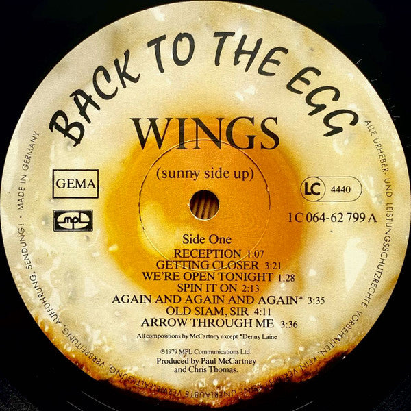 Wings (2) - Back To The Egg (LP Tweedehands)