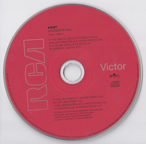 Kent (2) - Hagnesta Hill (CD Tweedehands)