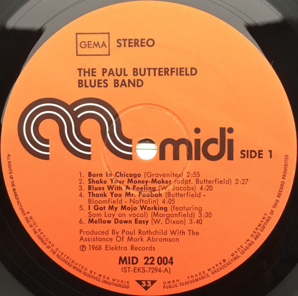 Paul Butterfield Blues Band, The - The Paul Butterfield Blues Band (LP Tweedehands)