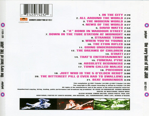 Jam, The - The Very Best Of The Jam (CD) - Discords.nl