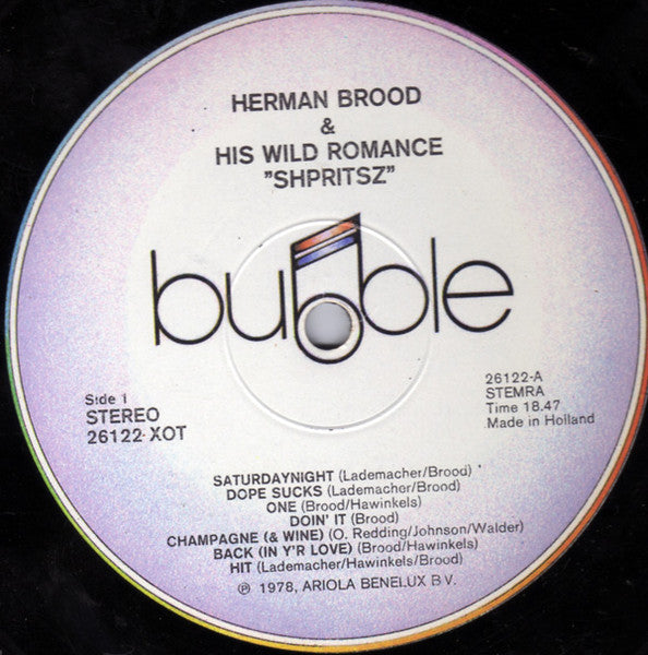 Herman Brood & His Wild Romance - Shpritsz (LP Tweedehands)