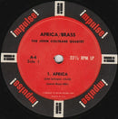 John Coltrane Quartet, The - Africa/Brass (LP) - Discords.nl