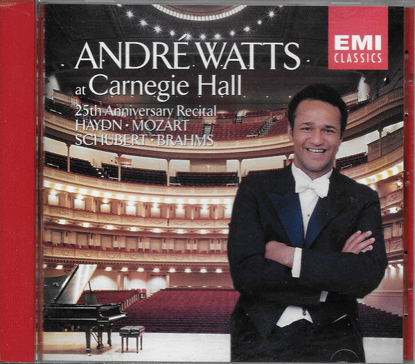 André Watts - Joseph Haydn, Wolfgang Amadeus Mozart, Franz Schubert, Johannes Brahms - At Carnegie Hall 25th Anniversary Recital (CD Tweedehands)