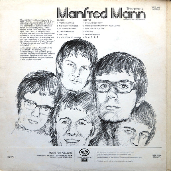 Manfred Mann - The Greatest (LP Tweedehands)