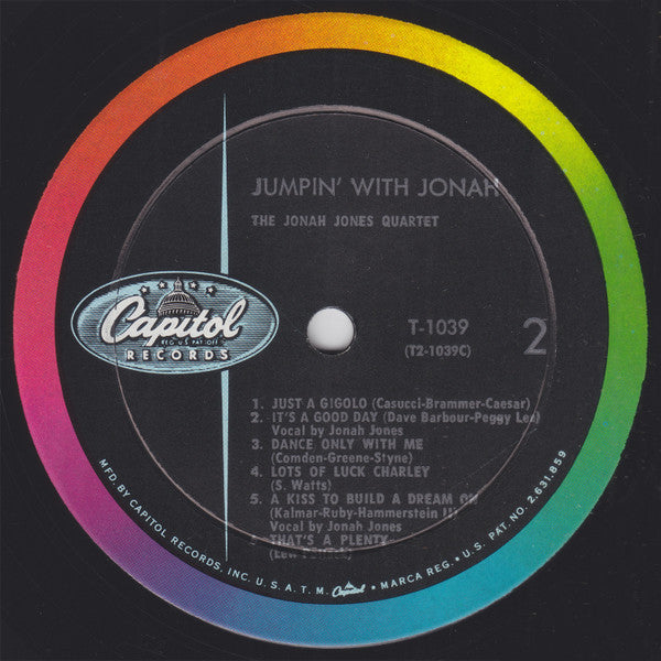 Jonah Jones Quartet, The - Jumpin' With Jonah (LP Tweedehands) - Discords.nl