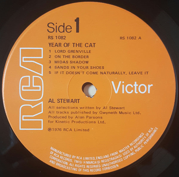 Al Stewart - Year Of The Cat (LP Tweedehands) - Discords.nl