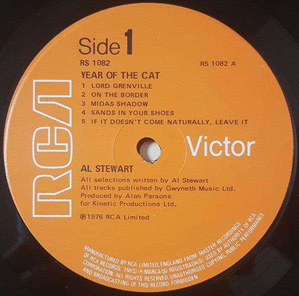 Al Stewart - Year Of The Cat (LP Tweedehands)