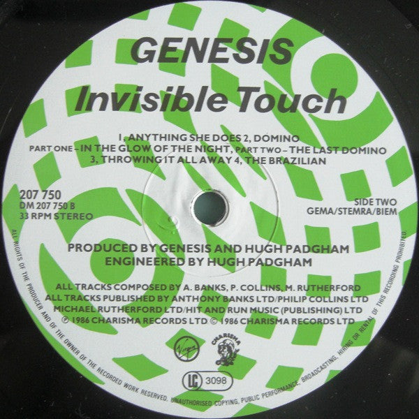 Genesis - Invisible Touch (LP Tweedehands)