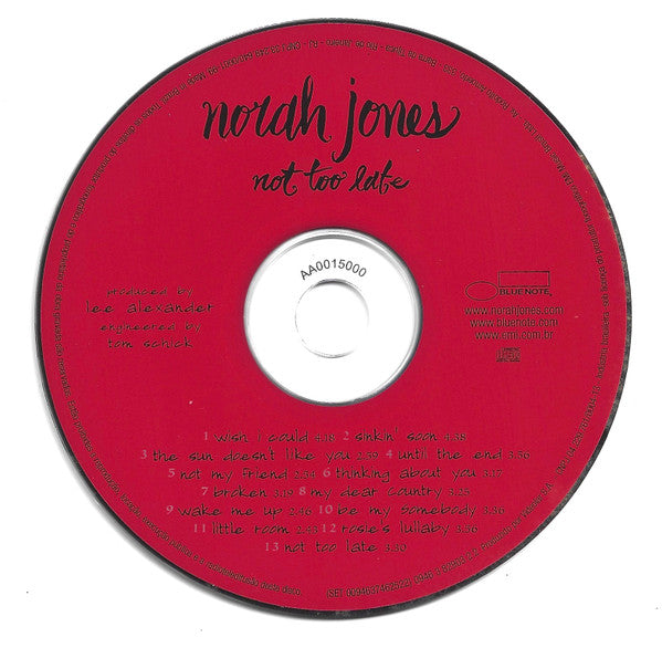 Norah Jones - Not Too Late (CD Tweedehands)