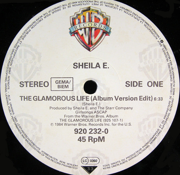 Sheila E. - The Glamorous Life (12" Tweedehands)