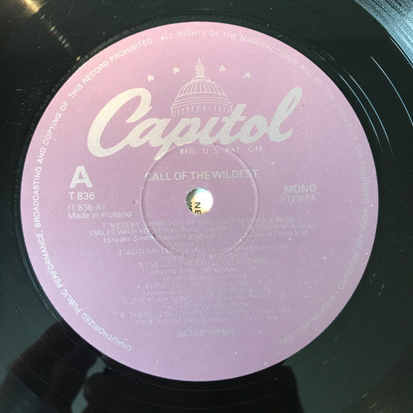 Louis Prima & Keely Smith With Sam Butera And The Witnesses - The Call Of The Wildest (LP Tweedehands)