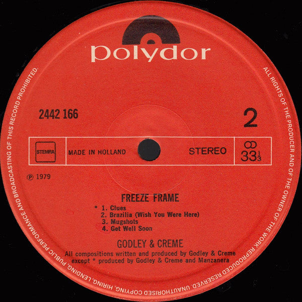 Godley & Creme - Freeze Frame (LP Tweedehands)