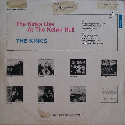 Kinks, The - Live At The Kelvin Hall (LP Tweedehands)