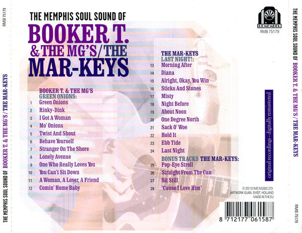 Booker T & The MG's, Mar-Keys, The - The Memphis Soul Of Sound Of Booker T. & The MG's / The Mar-Keys (CD)