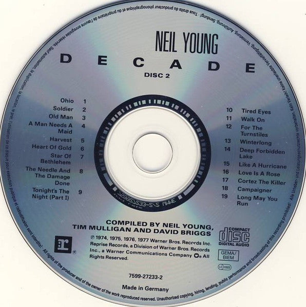 Neil Young - Decade (CD)